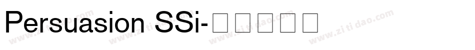 Persuasion SSi字体转换